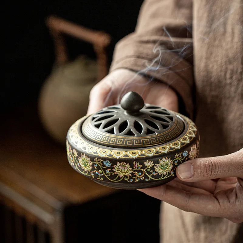 Vintage Ceramic Incense Burner